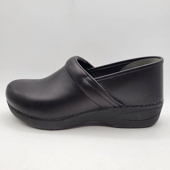 Dansko XP 2.0 Clogs Black Leather Comfort Shoes Arch Support Womens 41 (10.5-11) - Picture 5 of 15
